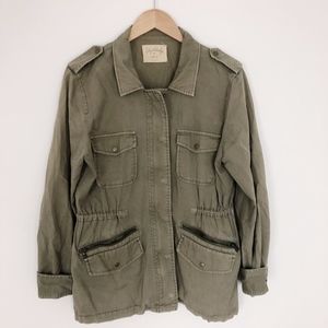 LILY ALDRIDGE Spring Army Jacket